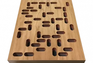 Expo Cell sound absorbing veneered wood panel by RPG Acoustic