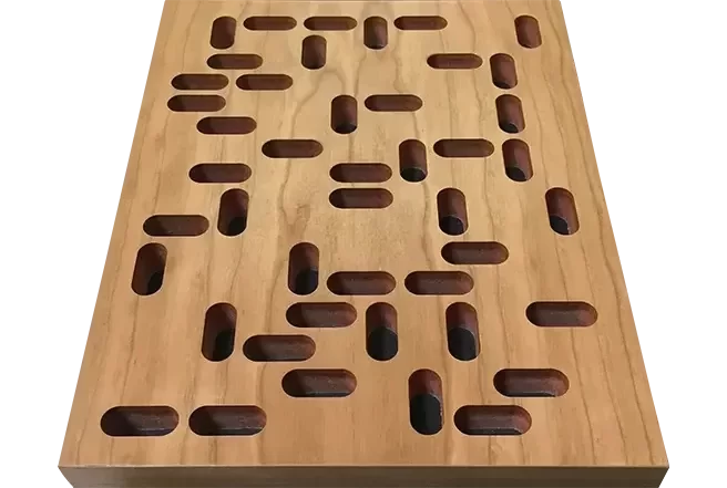 Expo Cell sound absorbing veneered wood panel by RPG Acoustic