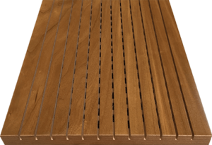 Dado 14/2 sound absorbing veneered wood panel by RPG.