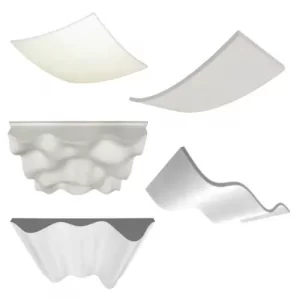 Waveform GFRG Family sound diffusion panels by RPG Acoustic